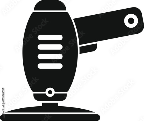 Electric sander icon representing woodworking, finishing surfaces, and renovation activities
