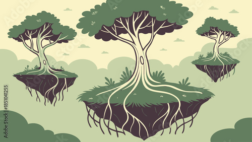 The Suspended Arboretums