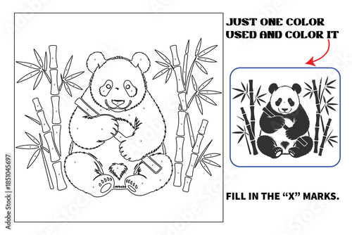 Animals monochrome coloring pages for all ages. just one pen, one color, and one page for Amazon book interior designs.  