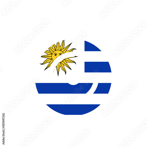 Uruguay Disk In Icon