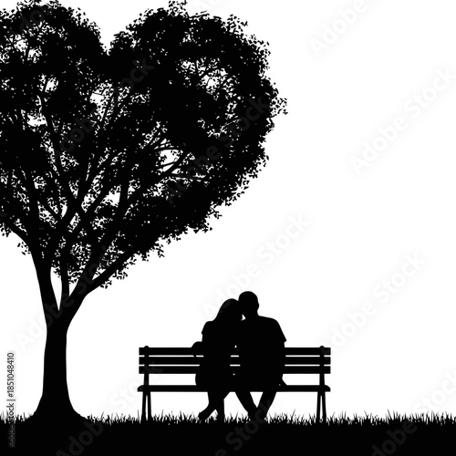 couple sitting on bench