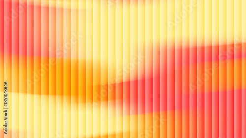 A vibrant abstract background with vertical lines and soft, wavy yellow, orange, and red color gradients.