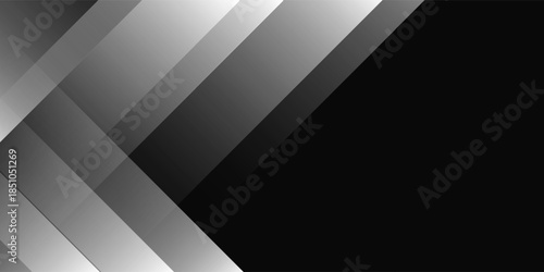 black abstract background with overlapping stripes. great for banner, website, poster, presentation, brochure, cover.