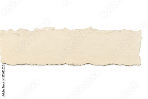 Wallpaper Mural Torn old paper strip presenting ripped edges, creating an antique banner or frame element on a transparent background Torontodigital.ca
