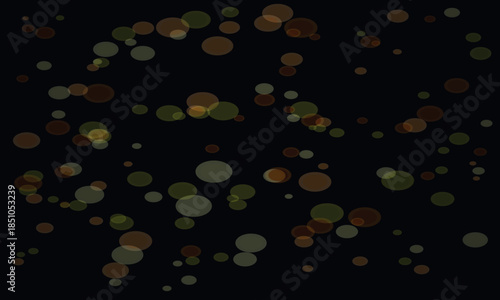 Soft, scattered bokeh lights create a dreamy, abstract background with warm earthy tones.