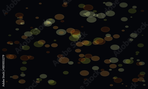 Soft, glowing bokeh lights create a magical, dreamy atmosphere on a dark background.