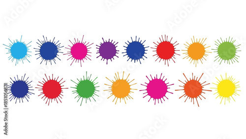 Colorful Confetti Burst in Vibrant Shades for Celebrations and Events