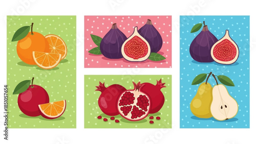 Fresh and Juicy Assorted Fruits Collection for Healthy Eating and Nutrition