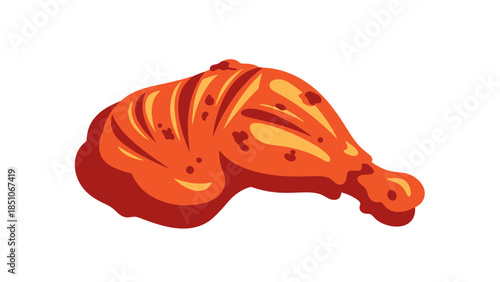 Delicious Gourmet Croissant with Flaky Layers and Golden Crust