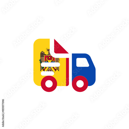 Moldova Document Delivery In Icon