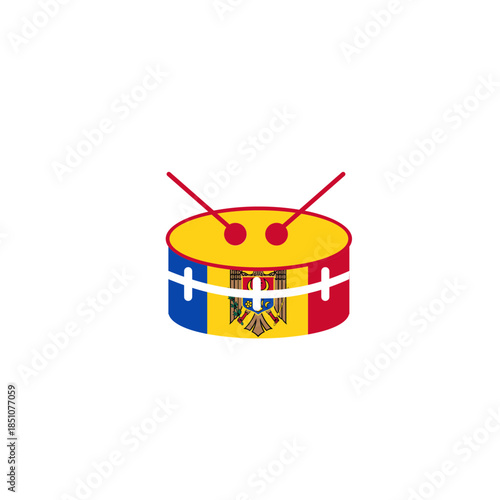 Moldova Drum Snare In Icon