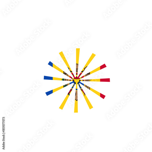 Moldova Firework In Icon