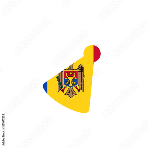 Moldova Party Cap In Icon