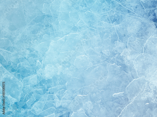Wallpaper Mural Texture of blue ice background Torontodigital.ca