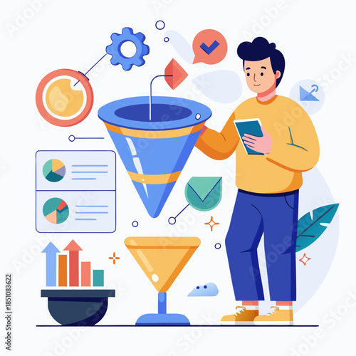 Analyzing sales funnel data