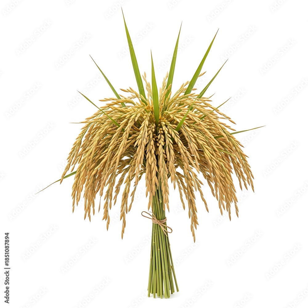 Obraz premium Harvested Rice Bundle