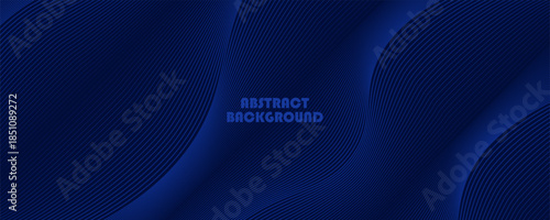 Premium background design with diagonal dark blue lines pattern. Vector horizontal template for digital luxury business banner