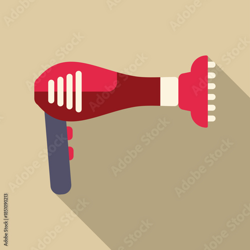 Hair dryer icon representing beauty, styling, and personal care