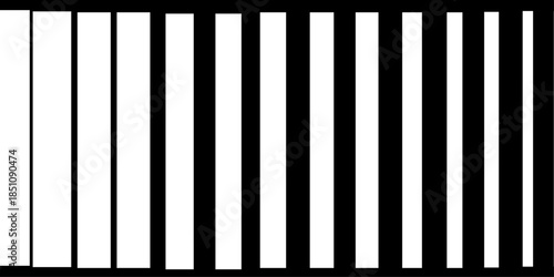 Wallpaper Mural Dynamic abstract background .black color background with lines. traditional vertical striped background texture.. Isolated bar code on white background. Speed lines Flying particles Seamless pattern.  Torontodigital.ca