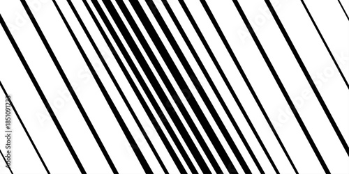 Dynamic abstract background .black color background with lines. traditional vertical striped background texture.. Isolated bar code on white background. Speed lines Flying particles Seamless pattern. 