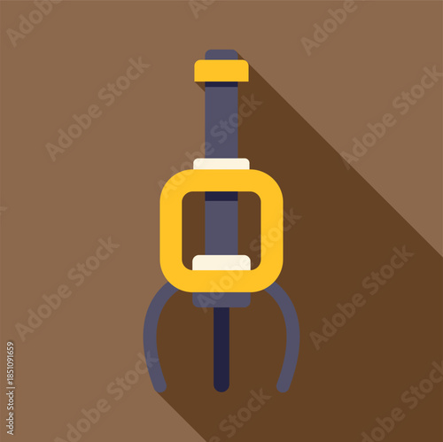 Claw machine grabber with three arms illustrating arcade game play