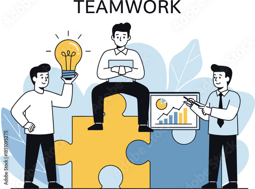 Businessman with lots of money cartoon vector illustration