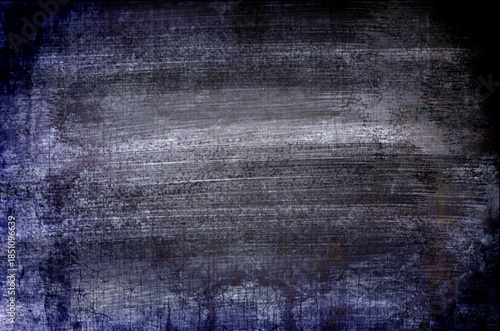 Dark Blue Abstract Grunge Texture Background with Distressed Vintage Surface