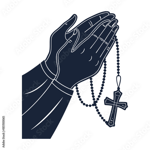 Hands With Rosary
