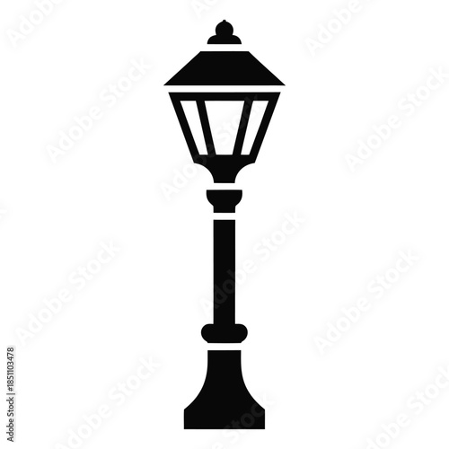 street lamp vector
