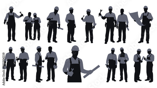 business people silhouettes