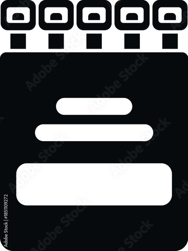 Pack of plastic cable ties, organized for fastening and bundling items