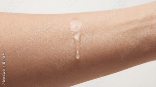 A close-up captures a trans...