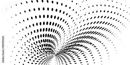 Grunge Halftone white and black dot pattern and black grunge gradient background. Dotted line comic style vector illustration