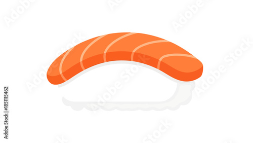 Close up of fresh salmon fillet with vibrant orange color and marbled texture