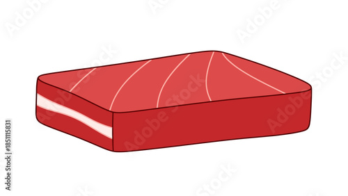 Raw Fresh Beef Steak with Marbling for Culinary Recipes