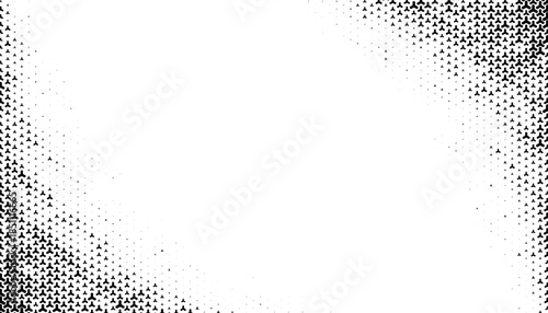 Black and white abstract halftone pattern with geometric shapes for sporty and modern background. Fully editable vector element. Vector Format Illustration 