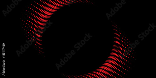 Red dots in abstract space vector background