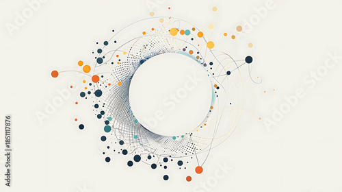 abstract background with circles