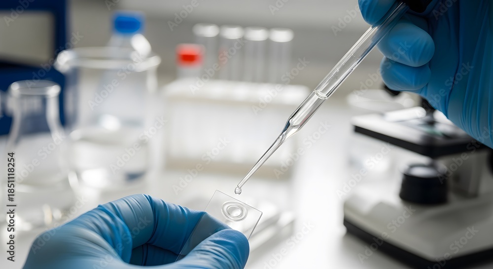 Fototapeta premium scientist working in laboratory