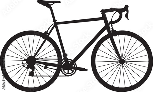 bicycle icon minimal cycling sport equipment graphic illustration