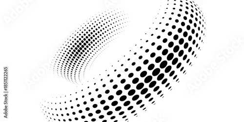 Grunge Halftone white and black dot pattern and black grunge gradient background. Dotted line comic style vector illustration