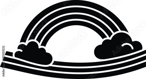 Vector illustration of a lion on an abstract background with a cloud computing icon, a spoon, and a meat burger symbol for business web design