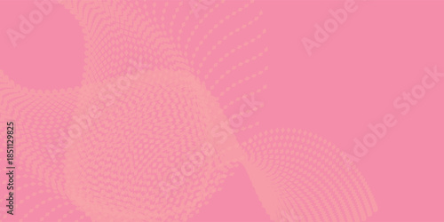 Abstract Geometric Shapes in Soft Pink and Peach Tones.