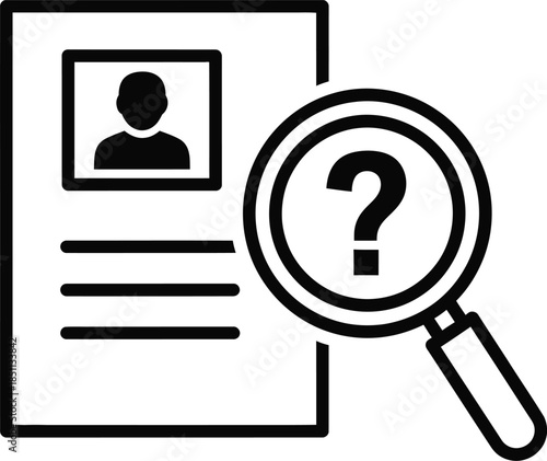 Searching for unknown profile information, user data, or job applicant details