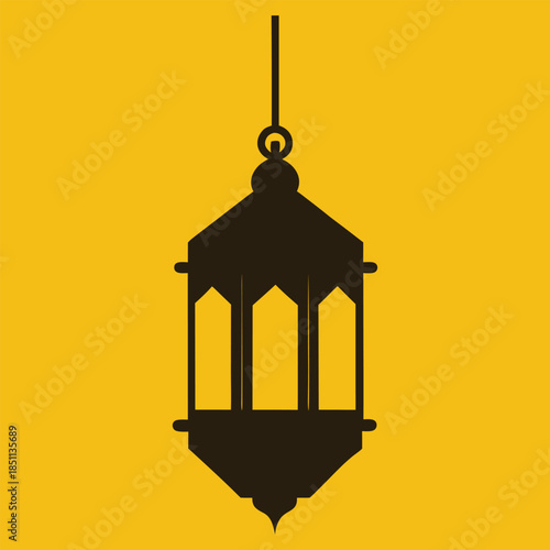 silhouette of a mosque in a black background