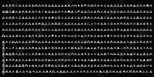 Mega logo collection initial letter A abstract logo design. graphics icons for business technology internet real estate construction 