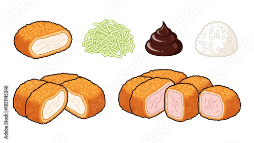 Traditional Japanese Sushi Set with Variety of Fresh Nigiri and Miso Soup