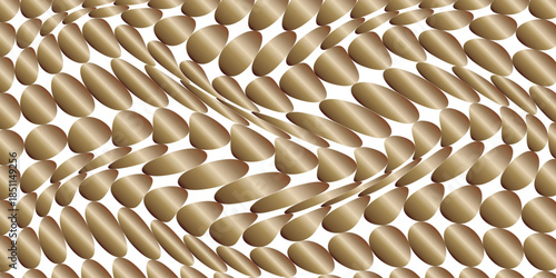 simple gradient dot grid wave pattern for banner poster background.