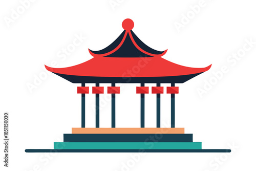 Modern City Park Pavilion Design, Contemporary Public Space Structure for Leisure