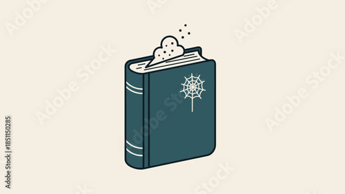 Green Book with Magic Symbol Cover.